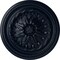 Ekena Millwork Wigan Ceiling Medallion, Hand-Painted Midnight Dream, 16"OD x 2 1/4"P CM16WGMDF - alternate 1